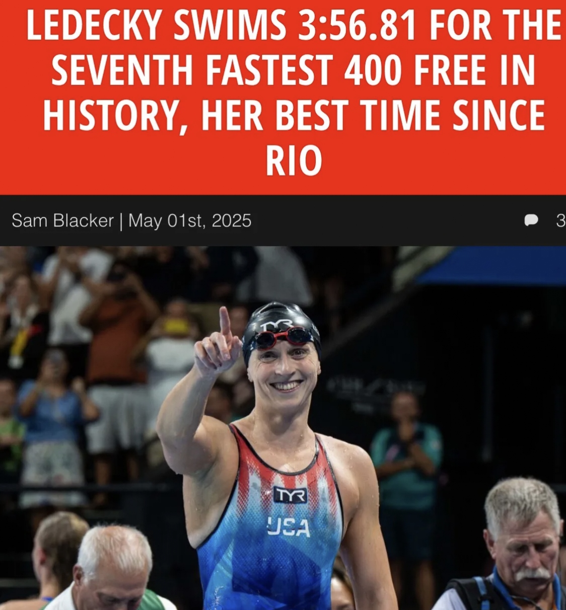 游泳比赛美国女将刷新世界纪录 游泳比赛美国女将刷新世界纪录